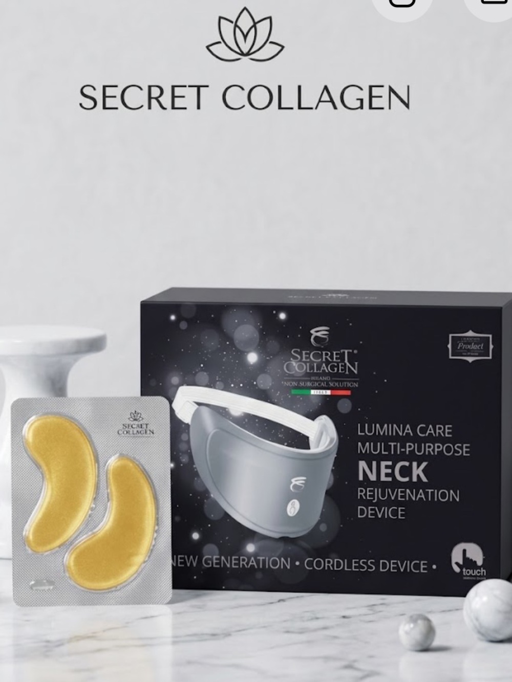 Secret Collagen LED Anti-aging Multi-Purpose Neck Rejuvenation Device~ $3,000